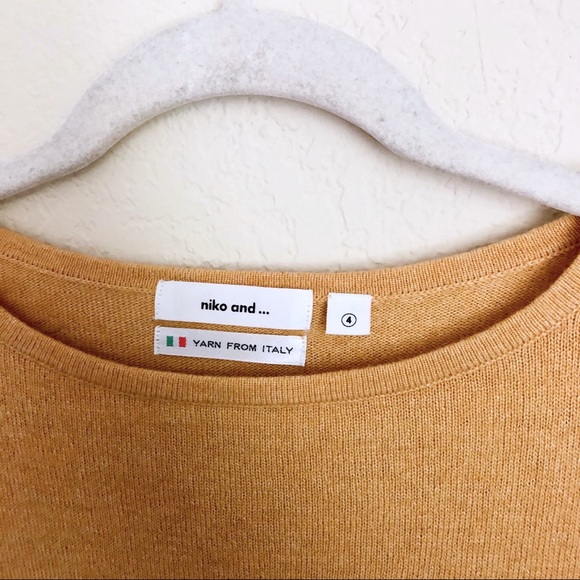 Niko and... Yellow Pullover Sweater - Picture 5 of 6